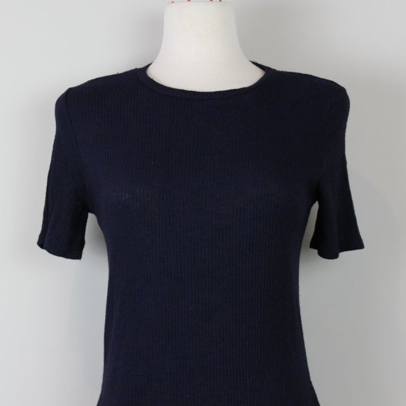 Forever 21 Navy Blue Longline Shirt / Tunic - Picture 3 of 5
